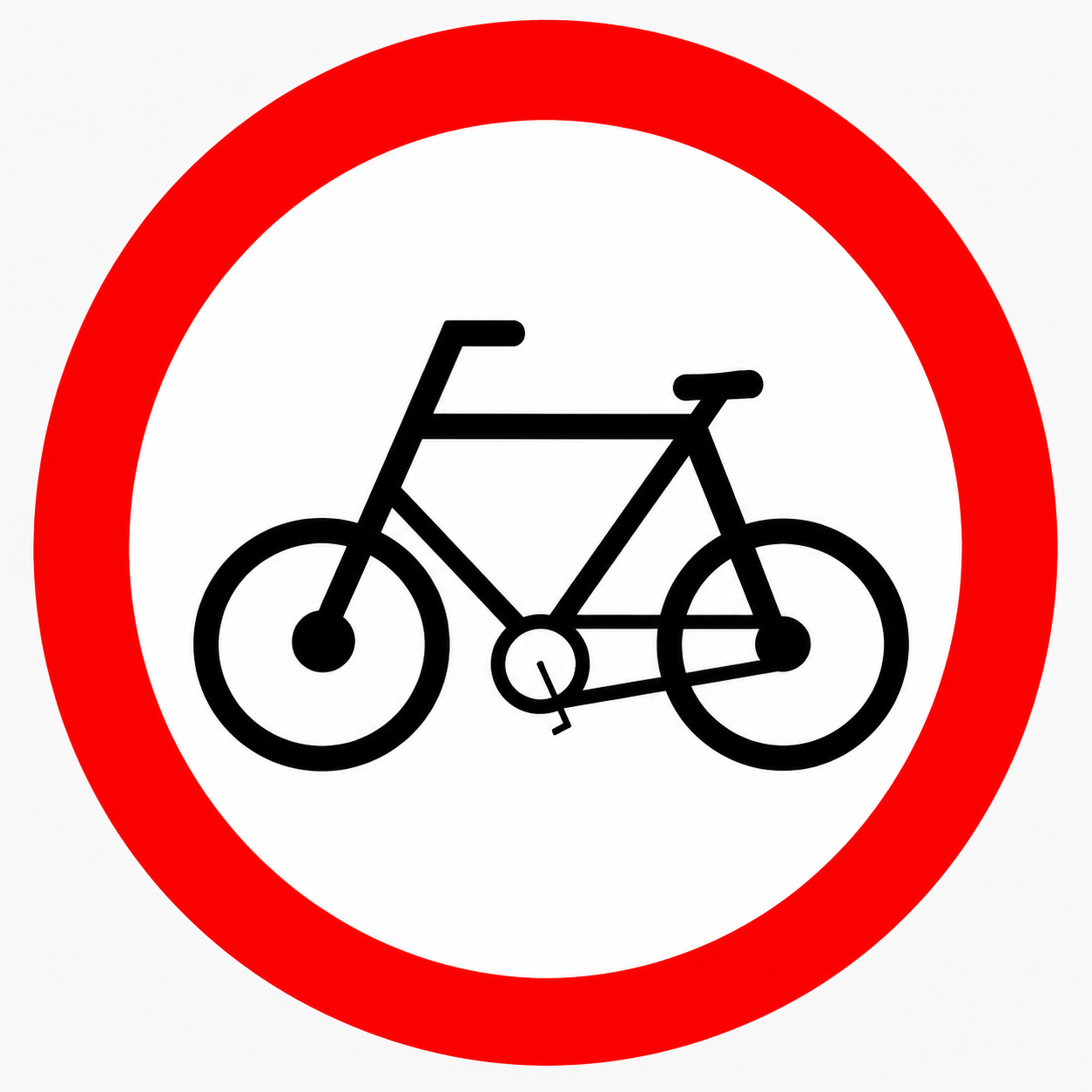 Placa R-34 — Circulação exclusiva de bicicletas