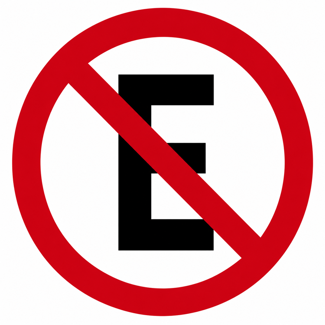 Placa R-6a — Proibido estacionar