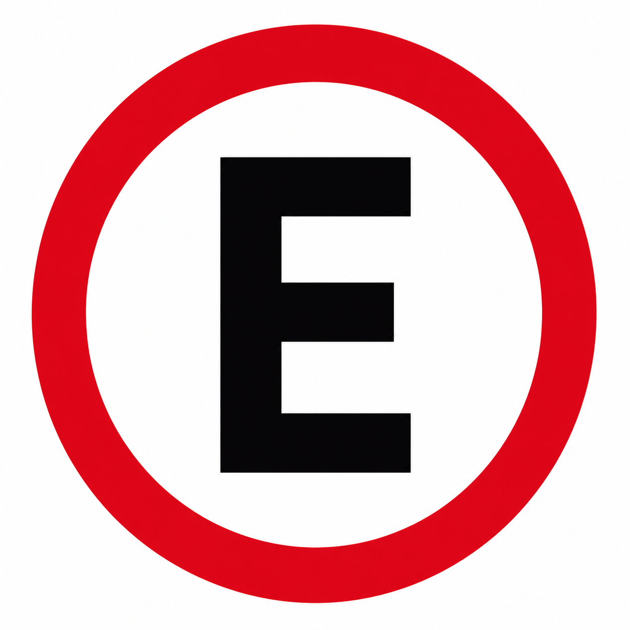 Placa R-6b — Estacionamento regulamentado